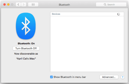 Bluetooth Status