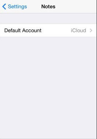Default Account - Transfer Notes from iPhone to PC without iTunes