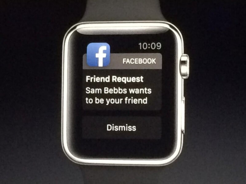Get Facebook on Apple Watch