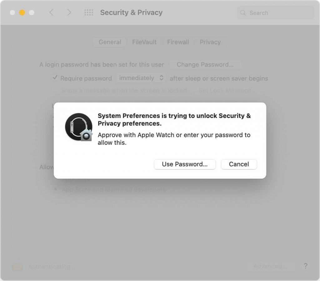 Mac Requests Passcode - Unlock Mac with Apple Watch 