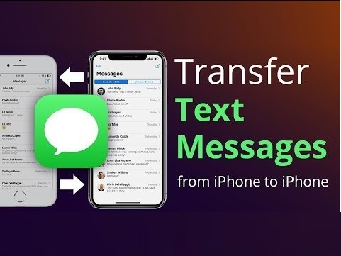 Transfer Messages from iPhone to iPhone without iCloud