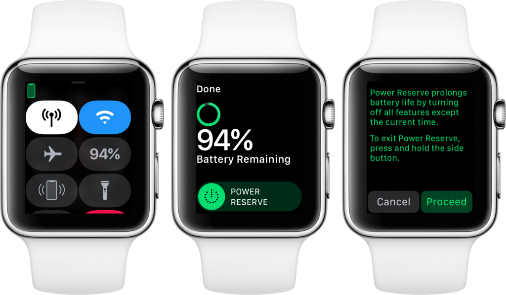Power Reserve Mode to Save Battery on Apple Watch
