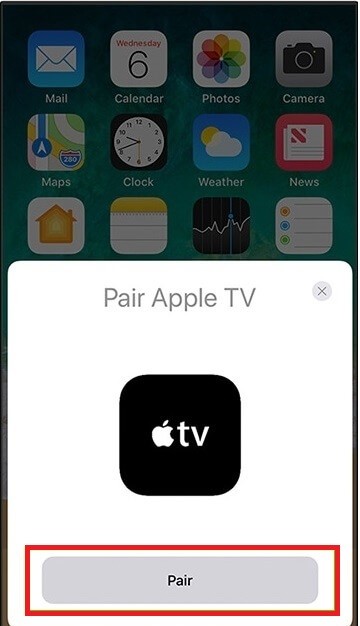 Select Pair - How to Connect iPad to Apple TV