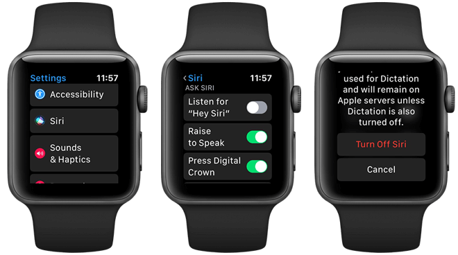 Turn Off Siri to Save Battery on Apple Watch