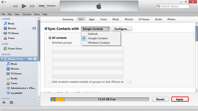Export - How to Export contacts from iPhone