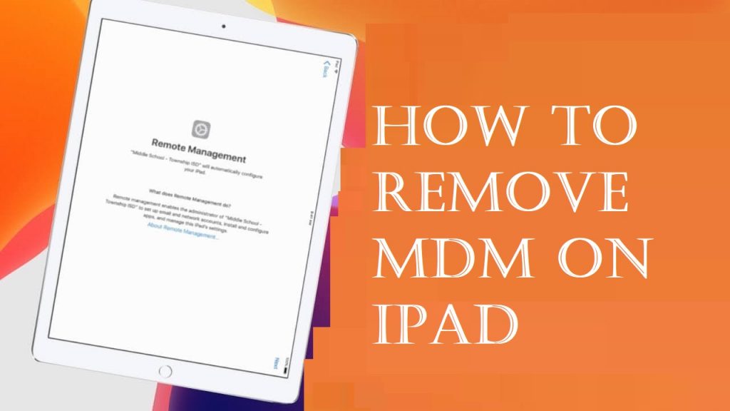 Remove MDM on iPad