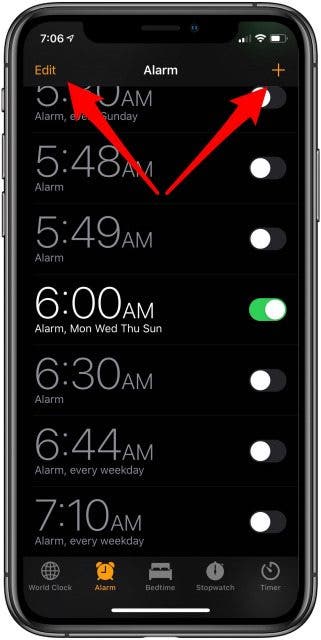 Edit - Change Alarm Sound on iPhone