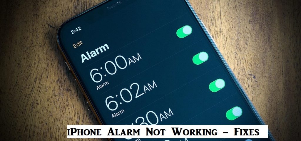 iPhone Alarm Not Working