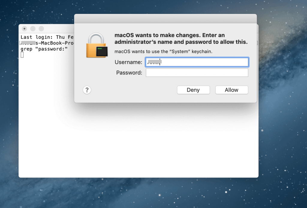 Authorize - How To Find WiFi Password on Mac