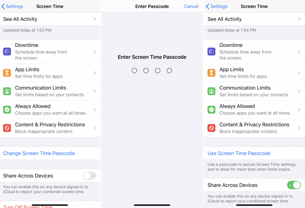 Enter Passcode - How To Check Screen Time on iPhone