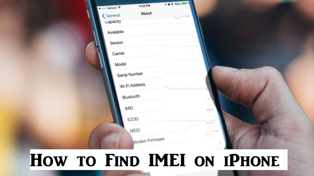 How to Find IMEI on iPhone