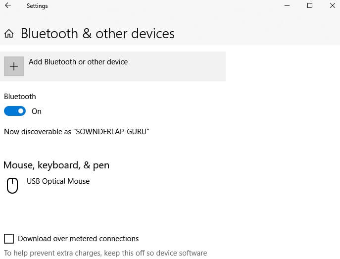 Turn on Bluetooth To Connect AirPods to Windows 10