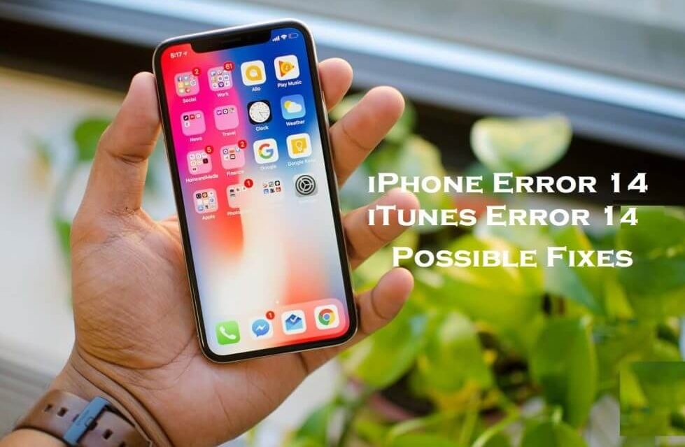 iTunes or iPhone Error 14