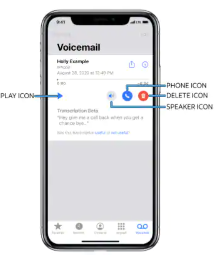 Voicemail on iPhone 12 Pro Max