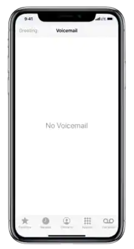 voicemail on iPhone XS/ XS Max