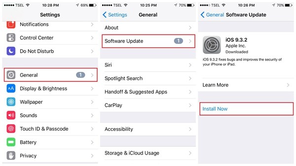 iPhone Screen Recorder No Sound - Update iOS 