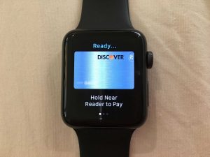 Click right Button twice to use Apple Pay on Apple watch