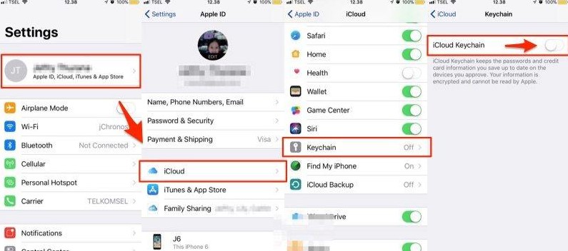 Turn on iCloud keychain to approve iPhone From Mac.