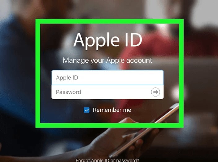 Enter your account credentials to change Apple ID on Mac