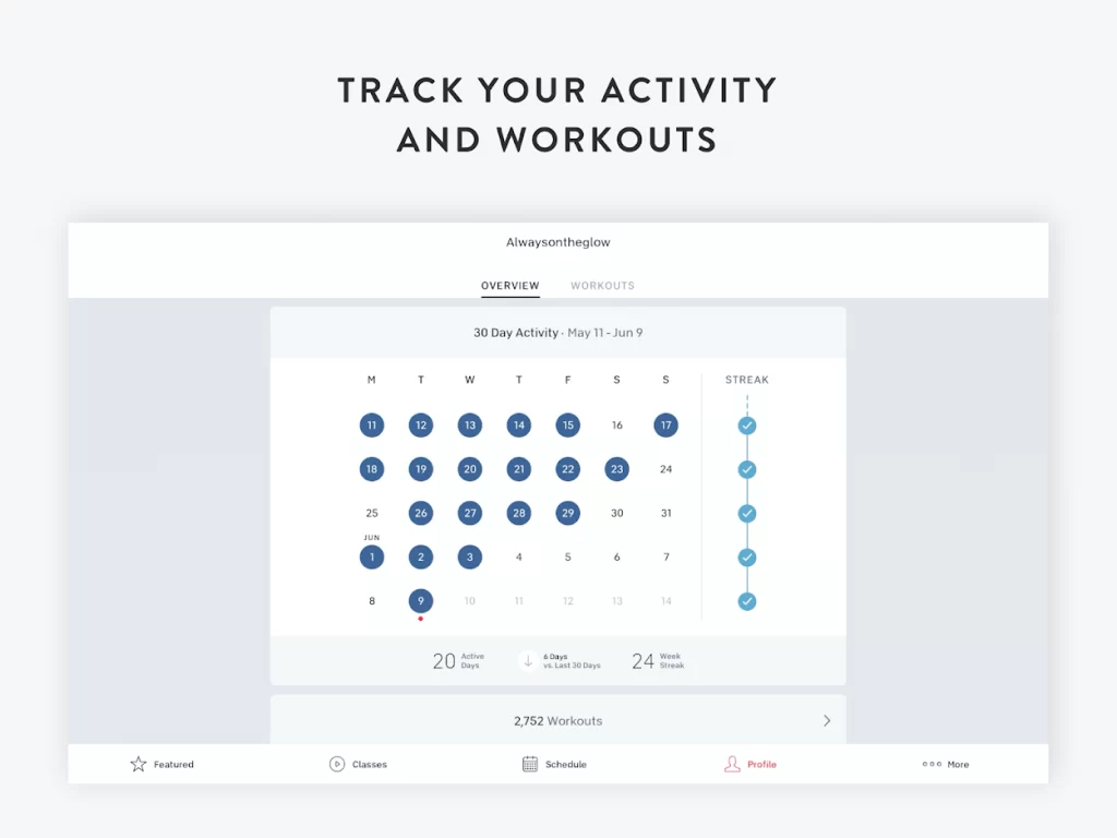 Track your fitness using iPhone
