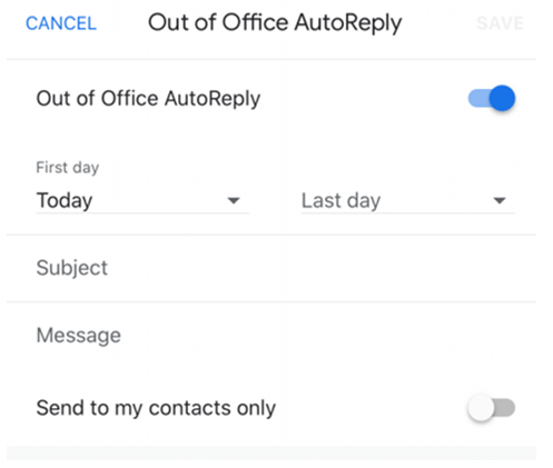 How to Set Out-Of-Office on iPhone