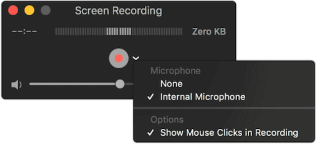 Select Internal Microphone to download Netflix movies on Mac.