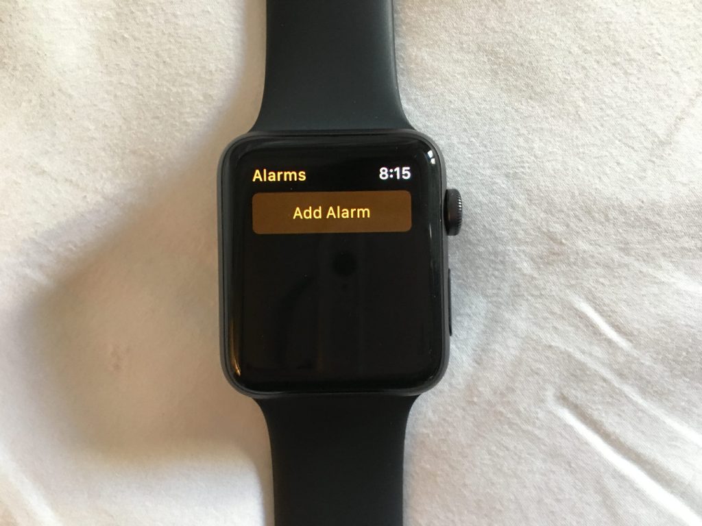 Alarm on Apple Watch