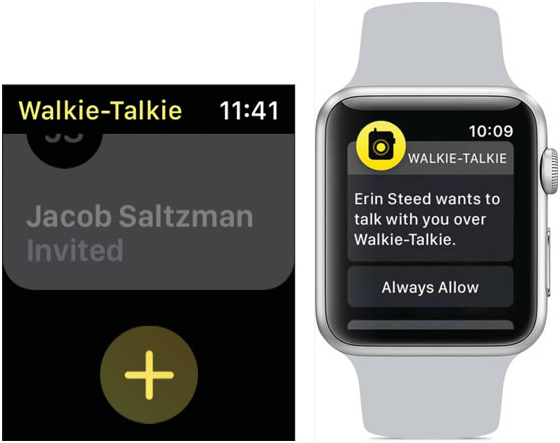 Add Friends on Walkie-Talkie app