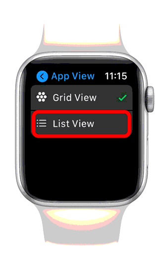 Change the App Layout on an Apple Watch