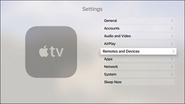 Select Remotes and Devices