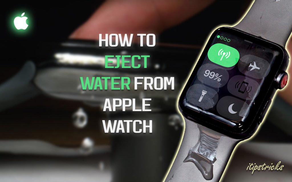 Eject Water from the Apple Watch