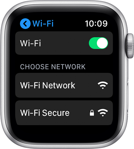 Select a Wi-Fi network to connect.