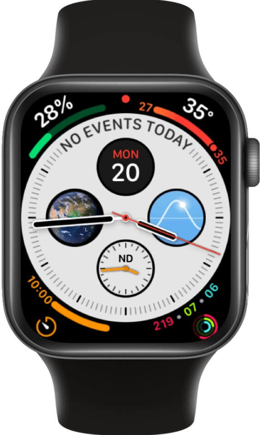  check battery level on apple watch