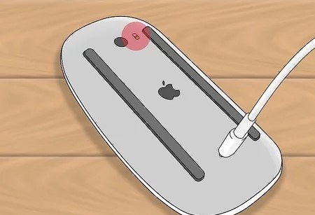 Turn on your Magic Mouse to connect to Mac.