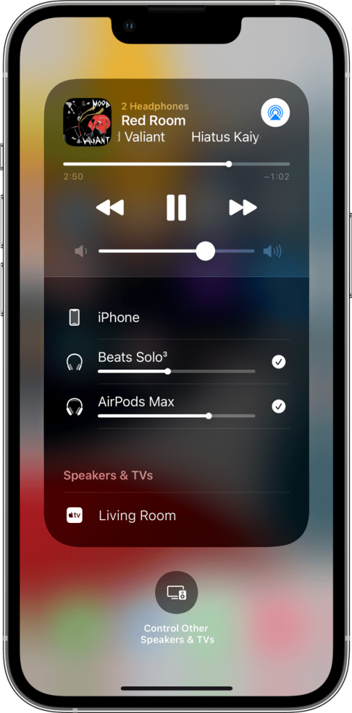 Share audio with AirPods