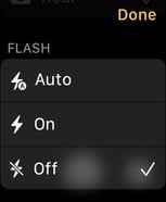 Set your Flash light settings.