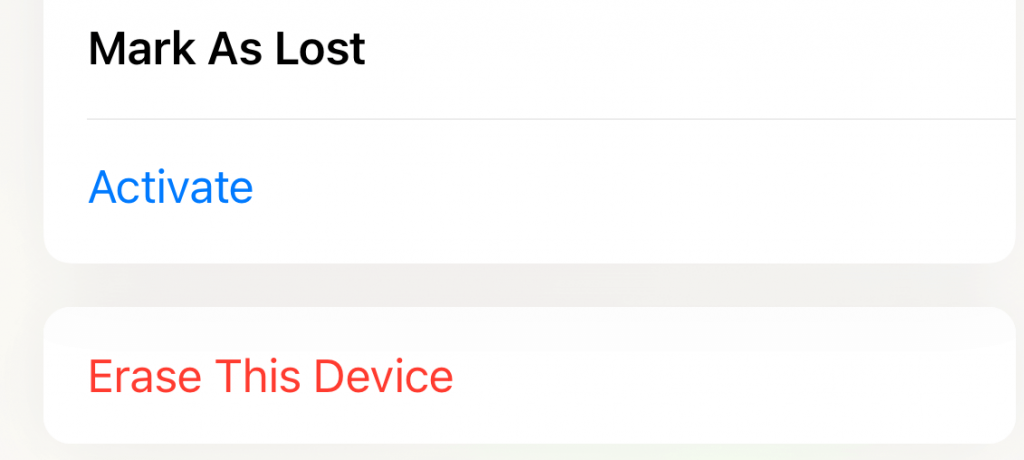 Erase this Device - iPhone is Disabled Connect to iTunes