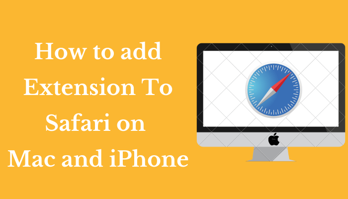 How to add extension to safari