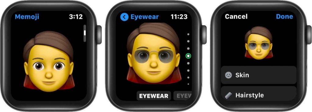 Edit your exisiting Memoji and tap Done