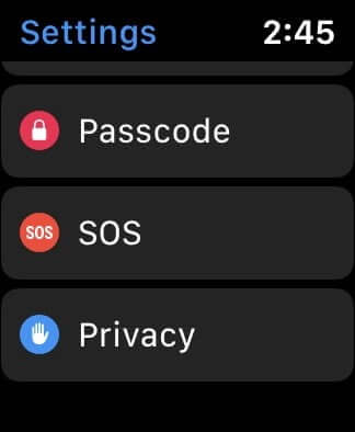 go to settings on your apple watch 