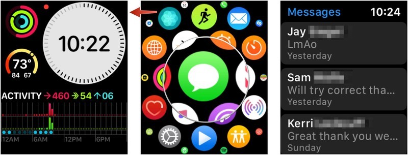 send messages on apple watch 