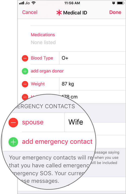 select the contacts that you want to add