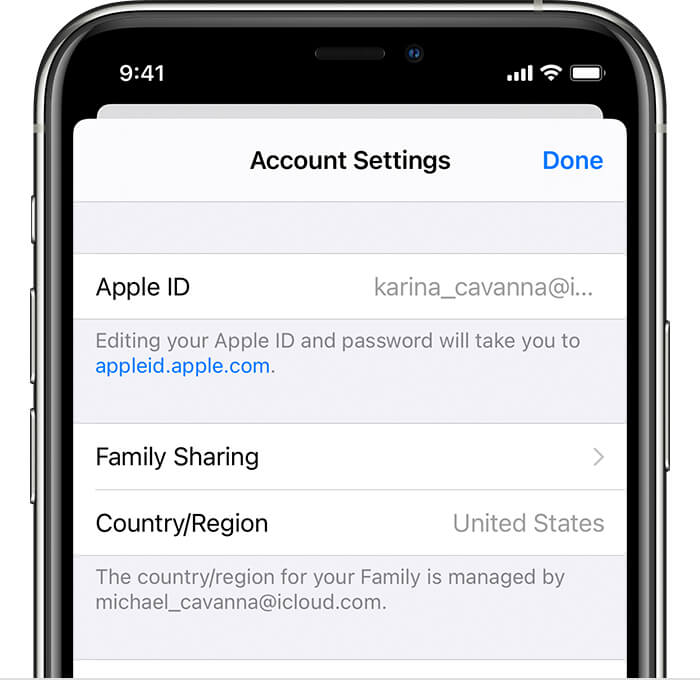 sign in with the same apple id that you are using for family sharing on apple tv 