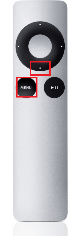 press the menu button and down button on the remote 