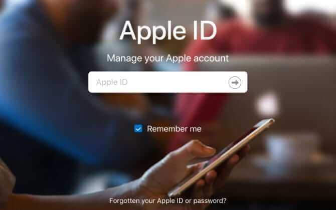 login to your apple ID to enable two-factor authentication on iphone