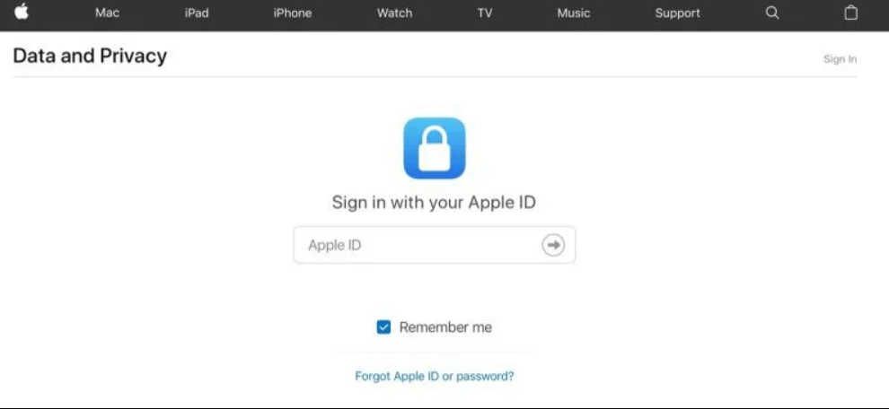 sign in with your apple id to delete it permanently