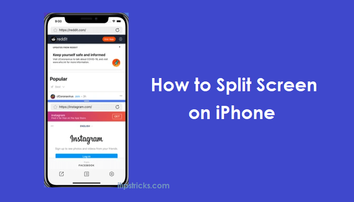 how to split screen on iphone