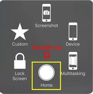 Tap the Home icon