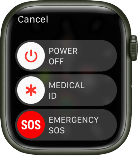tap power off to close apps on apple watch 