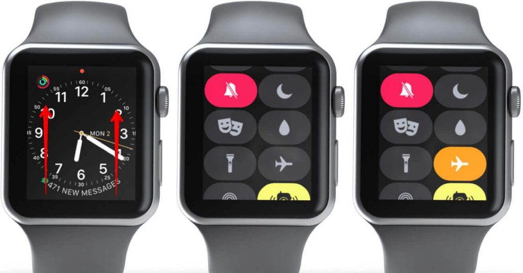 turn on airplane mode if siri is not working on apple watch 
